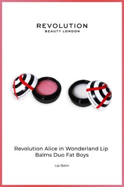 Revolution Alice in Wonderland Lip Balms Duo Fat Boys