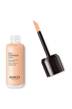 Kiko Fondöten & Kapatıcı - Full Coverage 2-in-1 Foundation & Concealer Neutral 25 - NEW 91 SHİNEE383