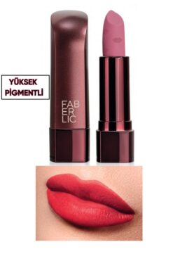 Faberlic Glam Team Yarı Mat Ruj VELVET KISS - Kırmızı Mercan