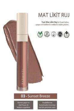 Farmasi Mat Likit Ruj - 03 Sunset Breeze 4 ml 8690131775162