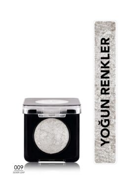 Flormar Yoğun Işıltılı Göz Farı - Baked Eyeshadow -009 Silver Leaf- 8682536052504
