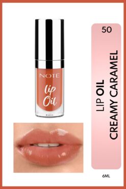 NOTE Lip Oil Nemlendirici ve Parlatıcı Dudak Bakım Yağı - 50 Creamy Caramel - Kahverengi