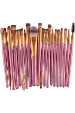Makeuptime Izla 20'li Profesyonel Yumuşak Makyaj Fırça Seti Mor Renk