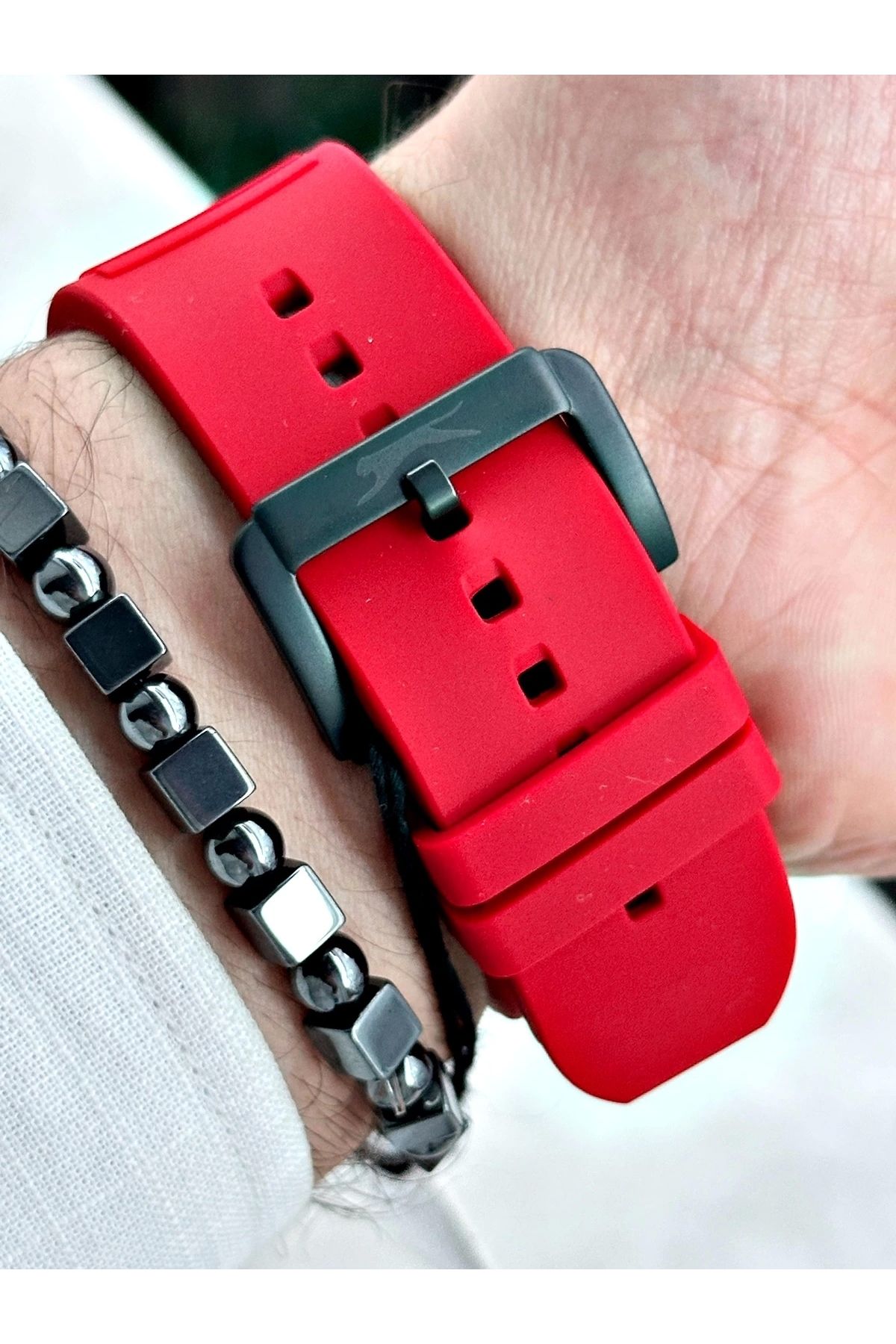 Slazenger Sl.09.2208.2.04 Kare Kasa Xxl Erkek Kol Saati - Görsel 2