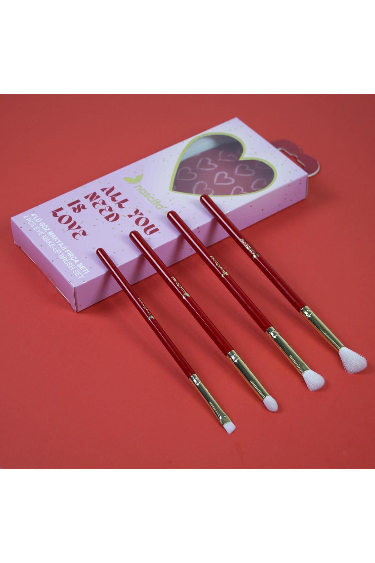 nascita Love Serisi 4'lü Göz Makyajı Fırça Seti - 114 - Görsel 2