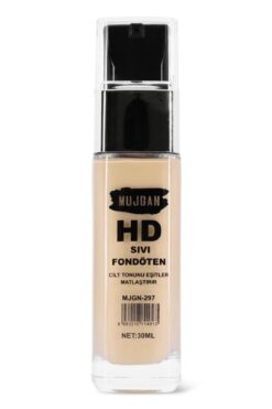 MUJGAN Hd Cam Şişe Sıvı Fondöten No:1