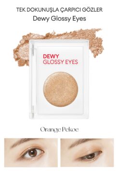Missha Nemli Bitiş Ve Işıltılı Görünüm Sunan Göz Farı M Dewy Glossy Eyes (ORANGE PEKOE)