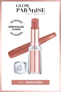 L'Oreal Paris L'oréal Paris Glow Paradise Balm-in-lipstick - Işıltı Veren Ruj 642 Beige Eden