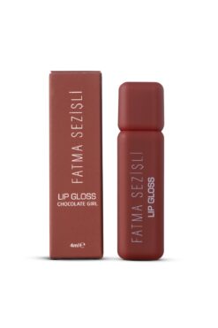 Fatma SEZİŞLİ Lip Gloss Chocolate Girl 4ml – Doğal Kahve Tonlu, Yoğun Parlaklık Etkili Dudak Parlatıcısı