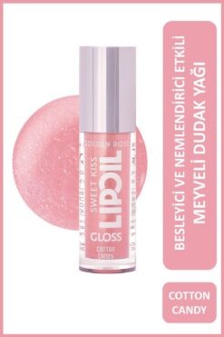 Golden Rose Sweet Kiss Rosehip, Murumuru ve Jojoba Yağı İçeren Meyveli Dudak Parlatıcı Yağ- No: 01