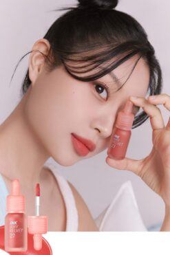 PERIPERA Uzun Süre Kalıcı ve Hafif Formüllü, Kadife Bitişli Tint PERIPERA Ink Airy Velvet (27 Inside Peach)