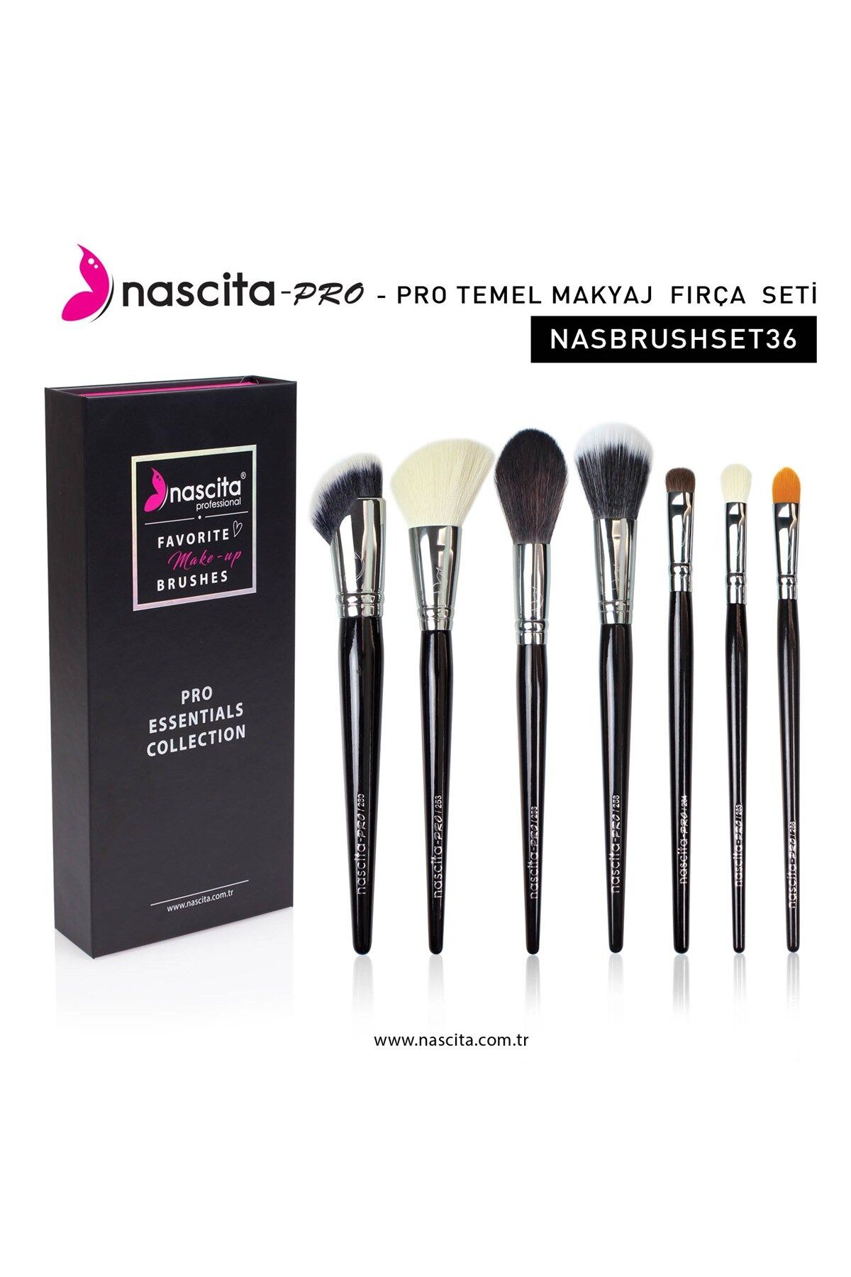 nascita Pro Essentials Collection Fırça Seti Nasbrushset0036