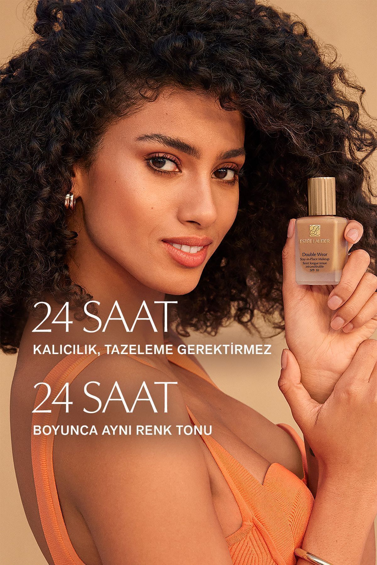 Estee Lauder Doğal ve Mat Bitişli - Double Wear Stay-in-Place Fondöten SPF 10 ( 2C3 Fresco ) - 30 ml - Görsel 2