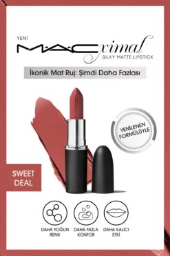 M.A.C M·a·cxımal Silky Matte Lipstick Nemlendirme Etkili Yoğun Renk Sağlayan Ruj - Sweet Deal