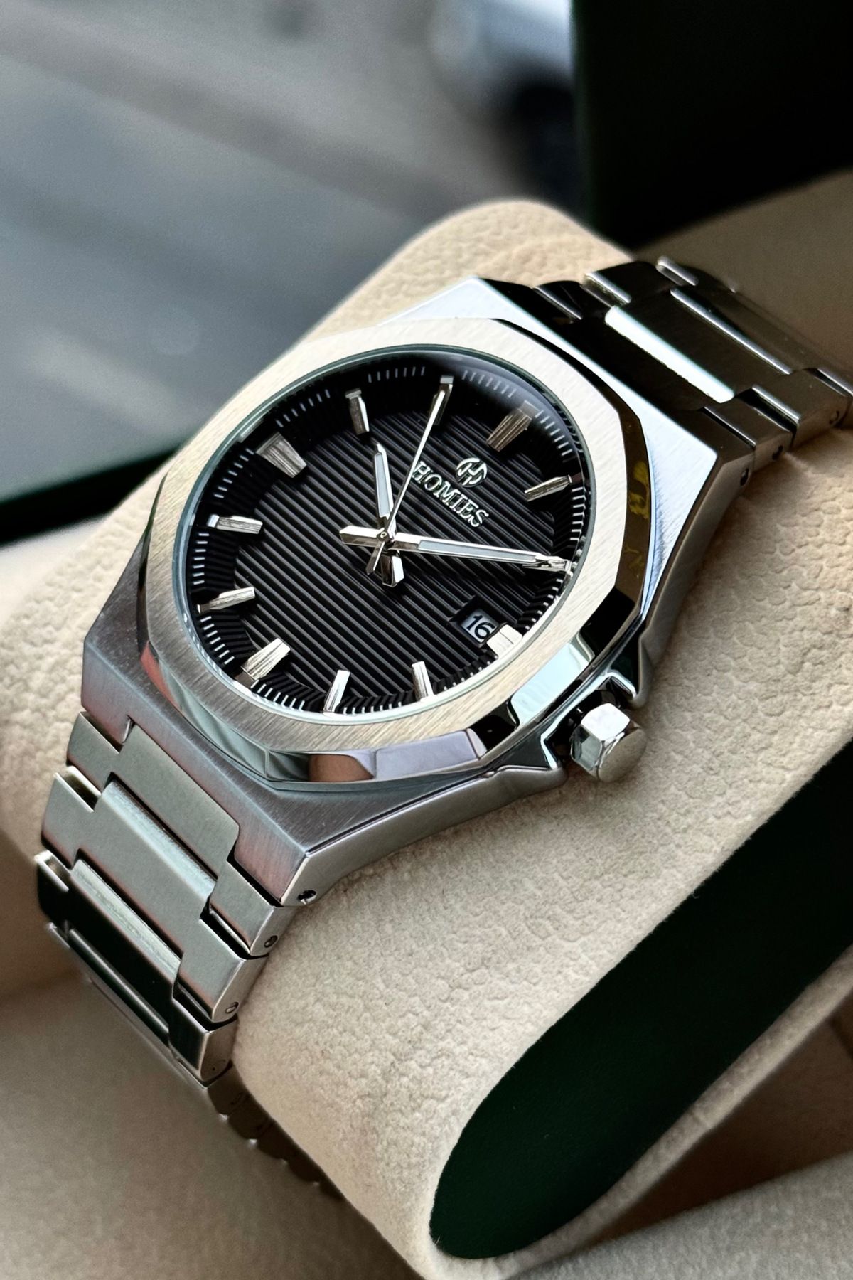 Homies Erkek Kol Saati 2 Yıl Garantili Takvim Göstergeli Bileklik Hediyeli.HMPRM978986 - Görsel 3