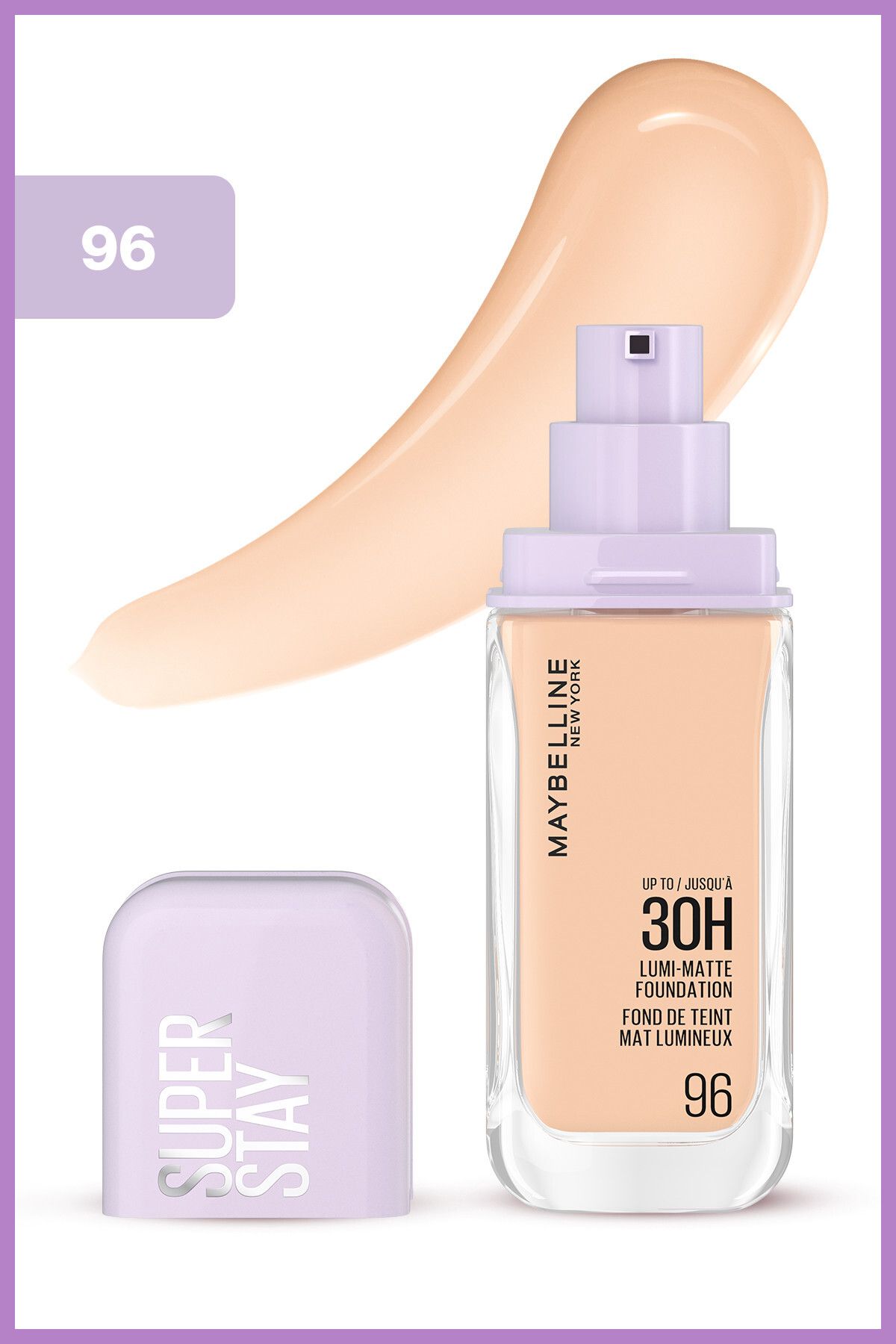 Maybelline New York Super Stay Lumi Matte Fondöten - 96 - Görsel 2