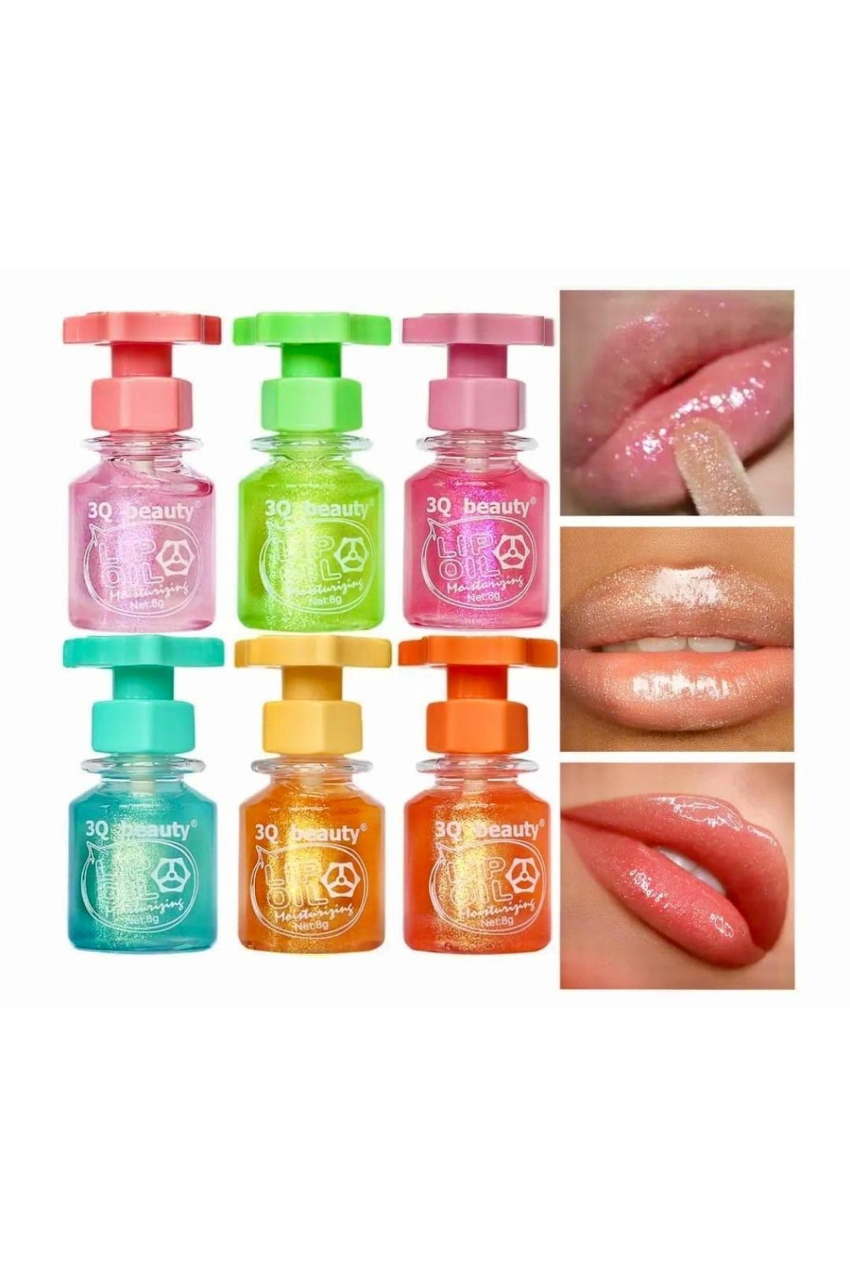 ROWENAROSE 6lı Dudak Nemlendirici Ve Parlatıcı Meyveli Set 6 Adet