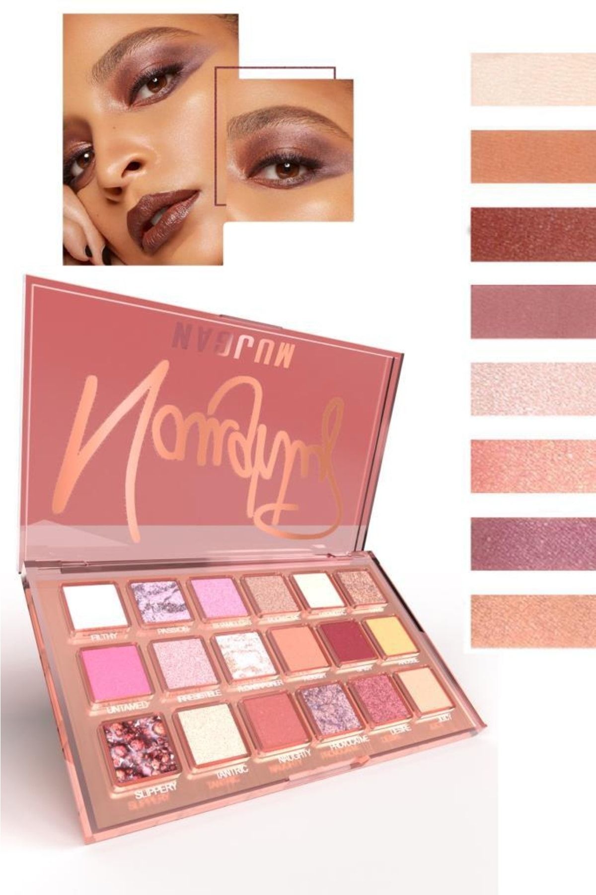 MUJGAN Naughty Aynasız 18'li Far Paleti