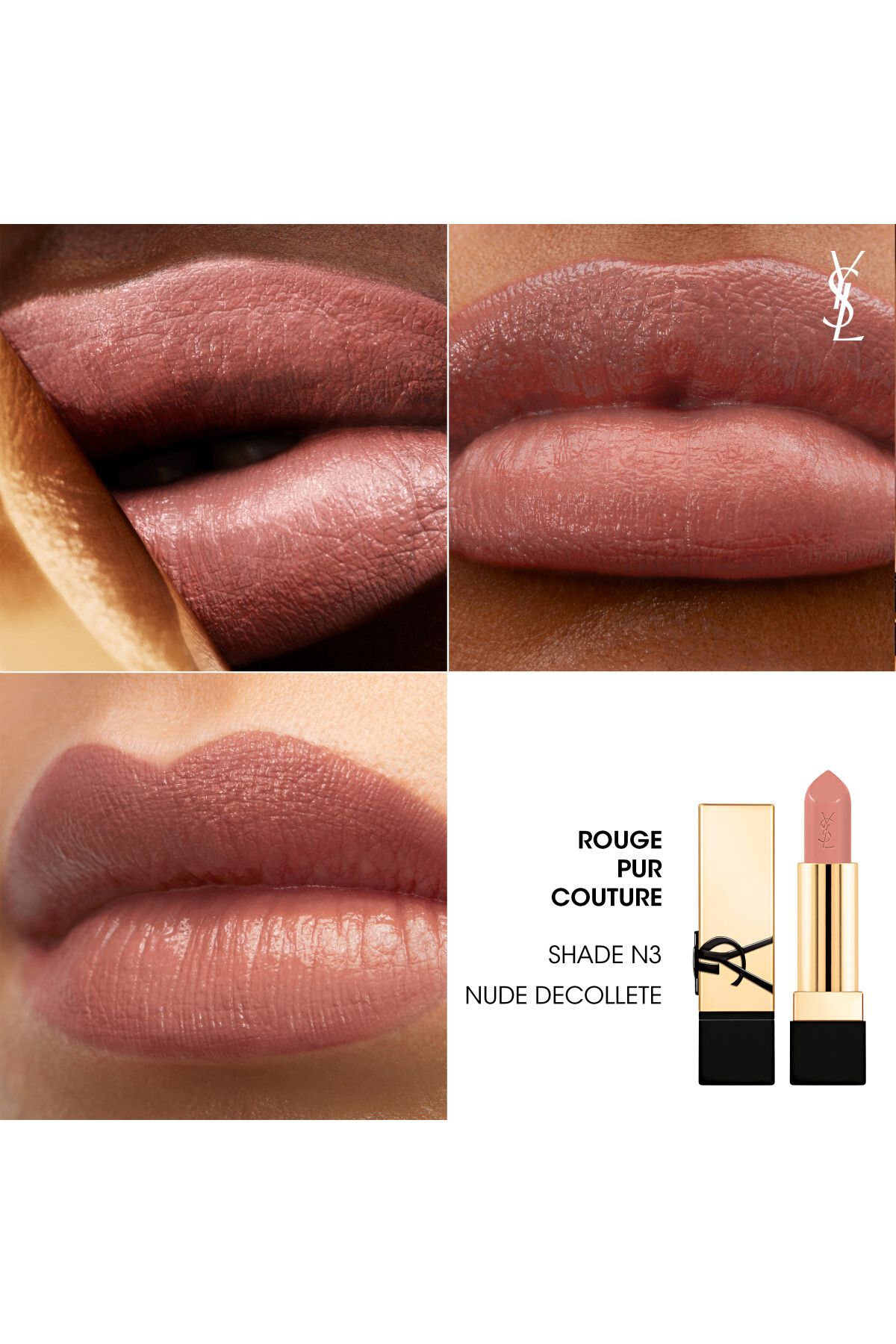Yves Saint Laurent Rouge Pur Couture Ruj N3 3614273945318 - Görsel 2