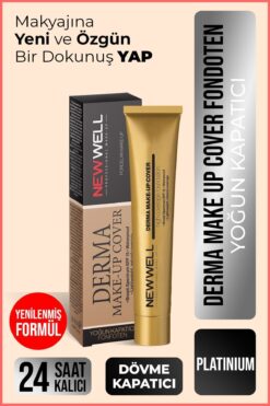 New Well Derma Make-up Cover Foundation - Platinium