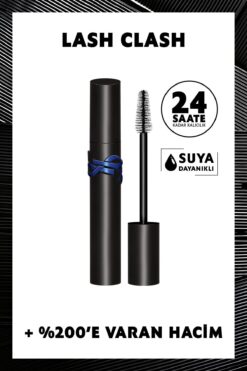 Yves Saint Laurent Lash Clash Yüksek Hacim Veren Suya Dayanıklı Siyah Maskara 3614273993760