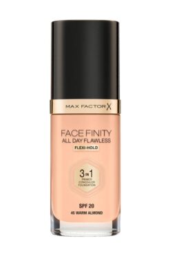 Max Factor Fondöten - Facefinity All Day Flawless Foundation 45 Warm Almond 3614225851582