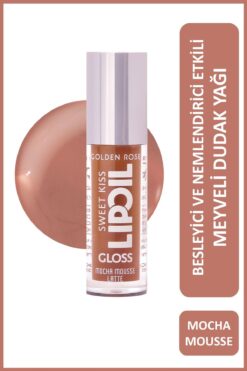 Golden Rose Sweet Kiss Rosehip, Murumuru ve Jojoba Yağı İçeren Meyveli Dudak Parlatıcı Yağ- No: 05
