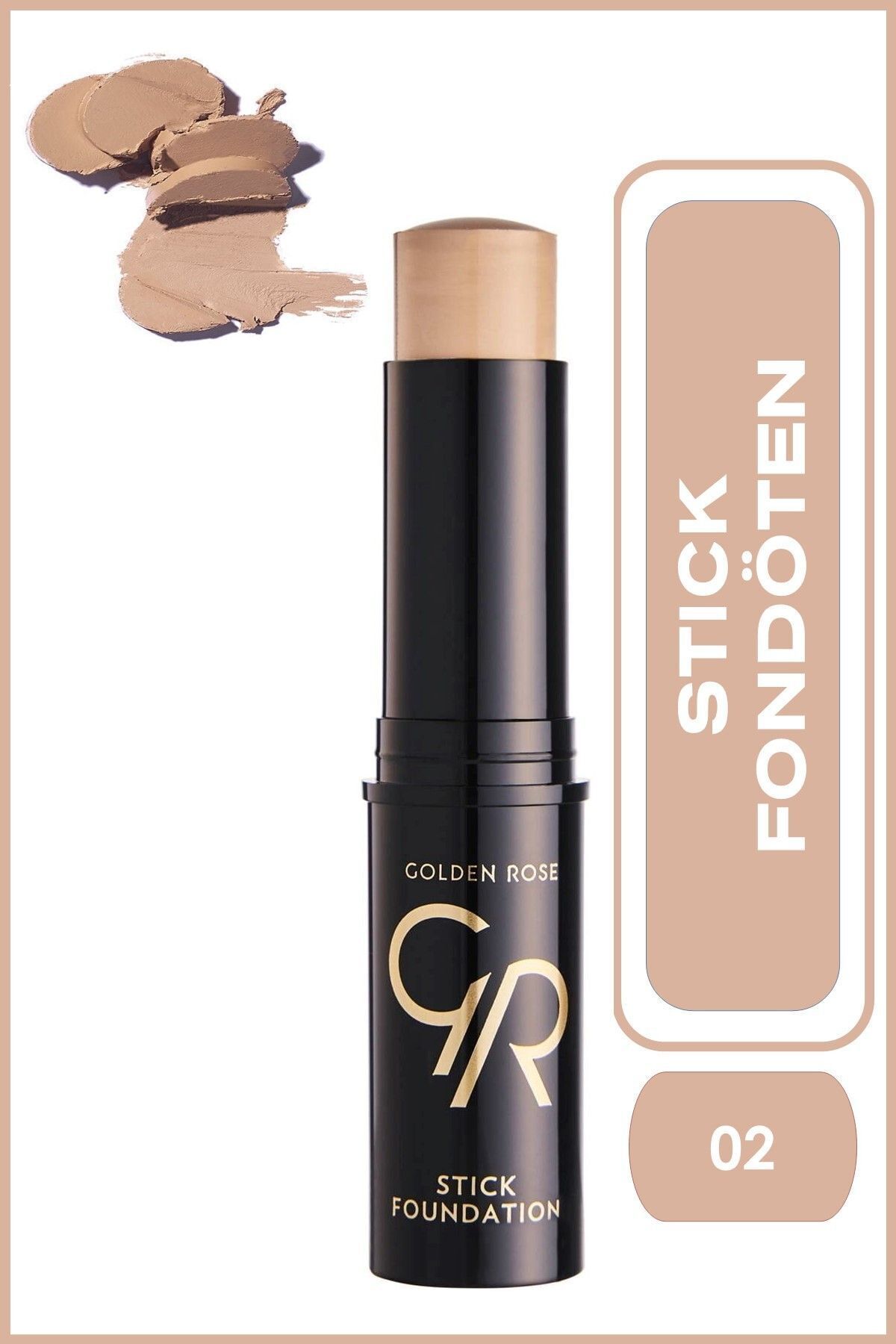 Golden Rose Stick Foundation No: 02 Ivory - Stik Fondöten
