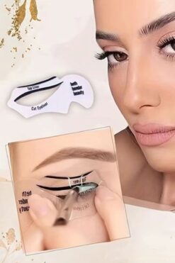 PRVT Kolay Eyeliner Çekme Sürme Aparatı  3 Farklı Şablon