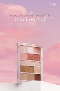 Missha Mat ve Işıltılı Tonlar Barındıran Far Paleti Missha Mood Moment Palette (1 Rosy Rooftop)
