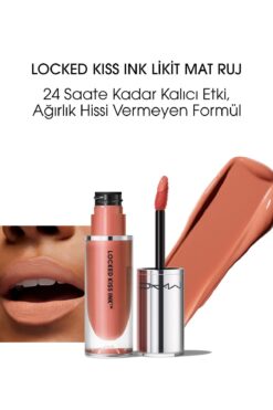 M.A.C Locked Kiss Ink 24hr Likit Mat Ruj - Teaser - 4ml - 773602646012