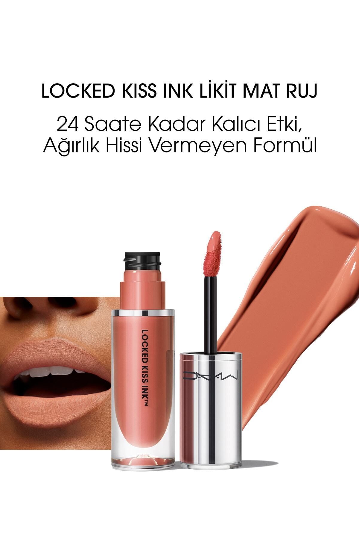 M.A.C Locked Kiss Ink 24hr Likit Mat Ruj - Teaser - 4ml - 773602646012