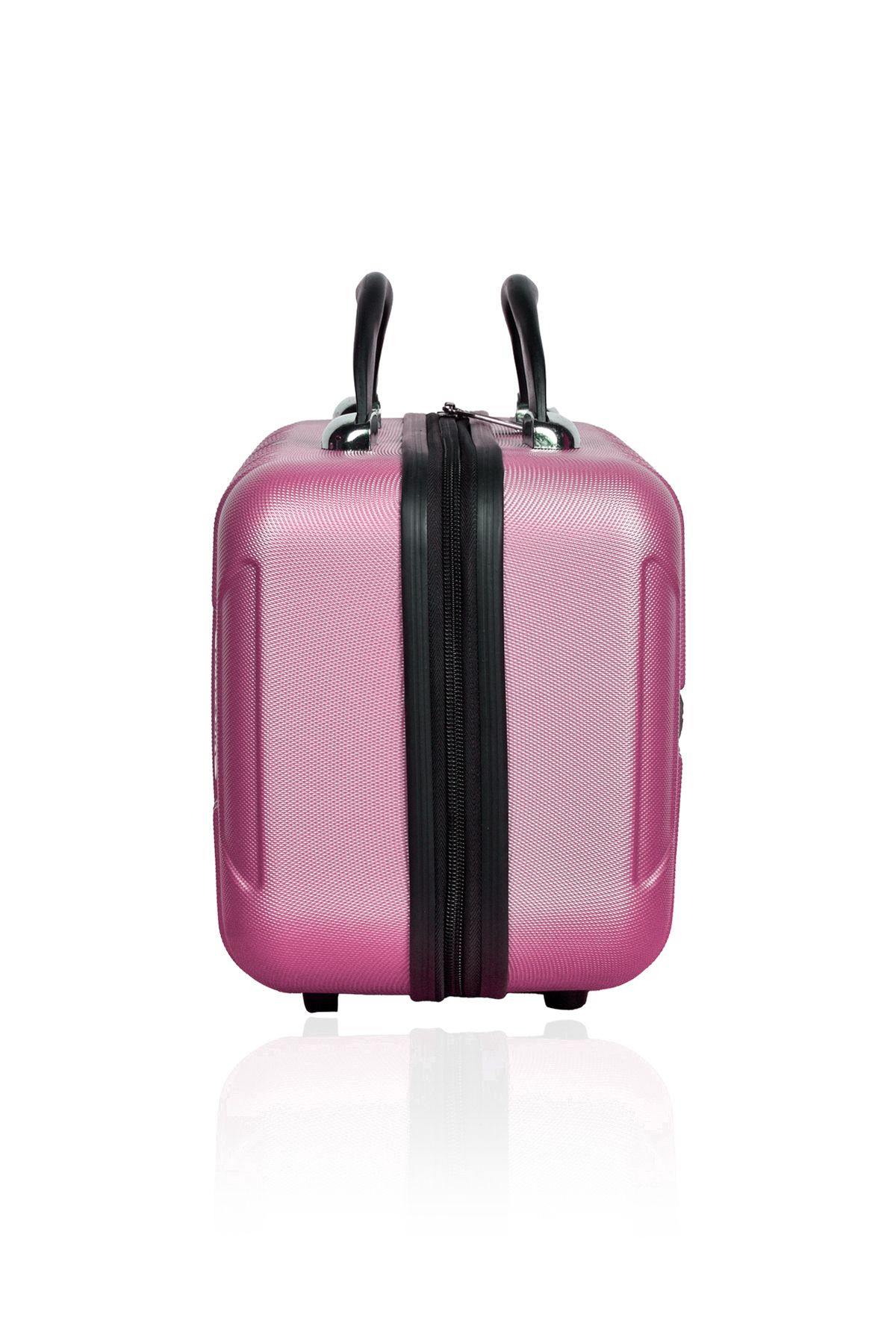 POLO&SKY Polo Sky Mars Model Abs Gül Kurusu Makyaj Çantası El Valizi - Görsel 2