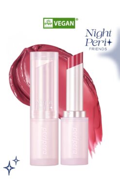 PERIPERA Yoğun Nemlendirme Sunan Vegan Dudak Balmı PERIPERA Ink Mood Glowy Balm (10 Rosy Hour) (Night Peri)