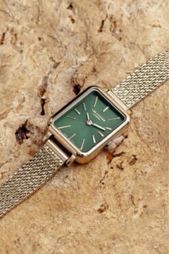 Lee Cooper Lc07815 Dikdörtgen 6 Renk Hasır Kordon Kadın Kol Saati