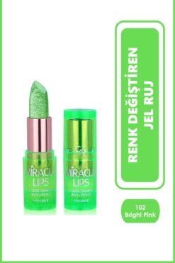 Golden Rose Miracle Lips Color Change Jelly Lipstick No:102 Bright Pink