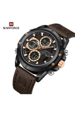 Naviforce NAVİFORCE DİJİTAL VE ANALOG SAATLİ, ALARMLI KORONOMETRELİ AYDINLATMALI ERKEK KOL SAATİ