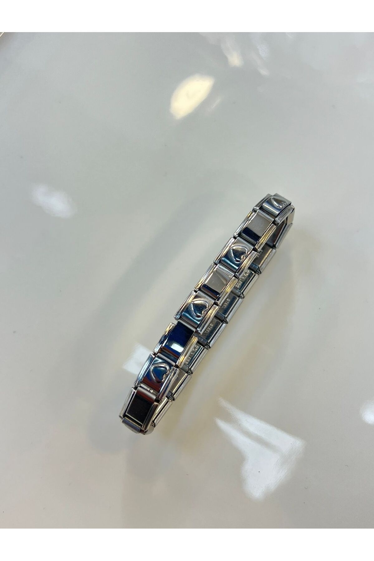 ilvesa shop İtalyan Bileklik Kalp Desenli