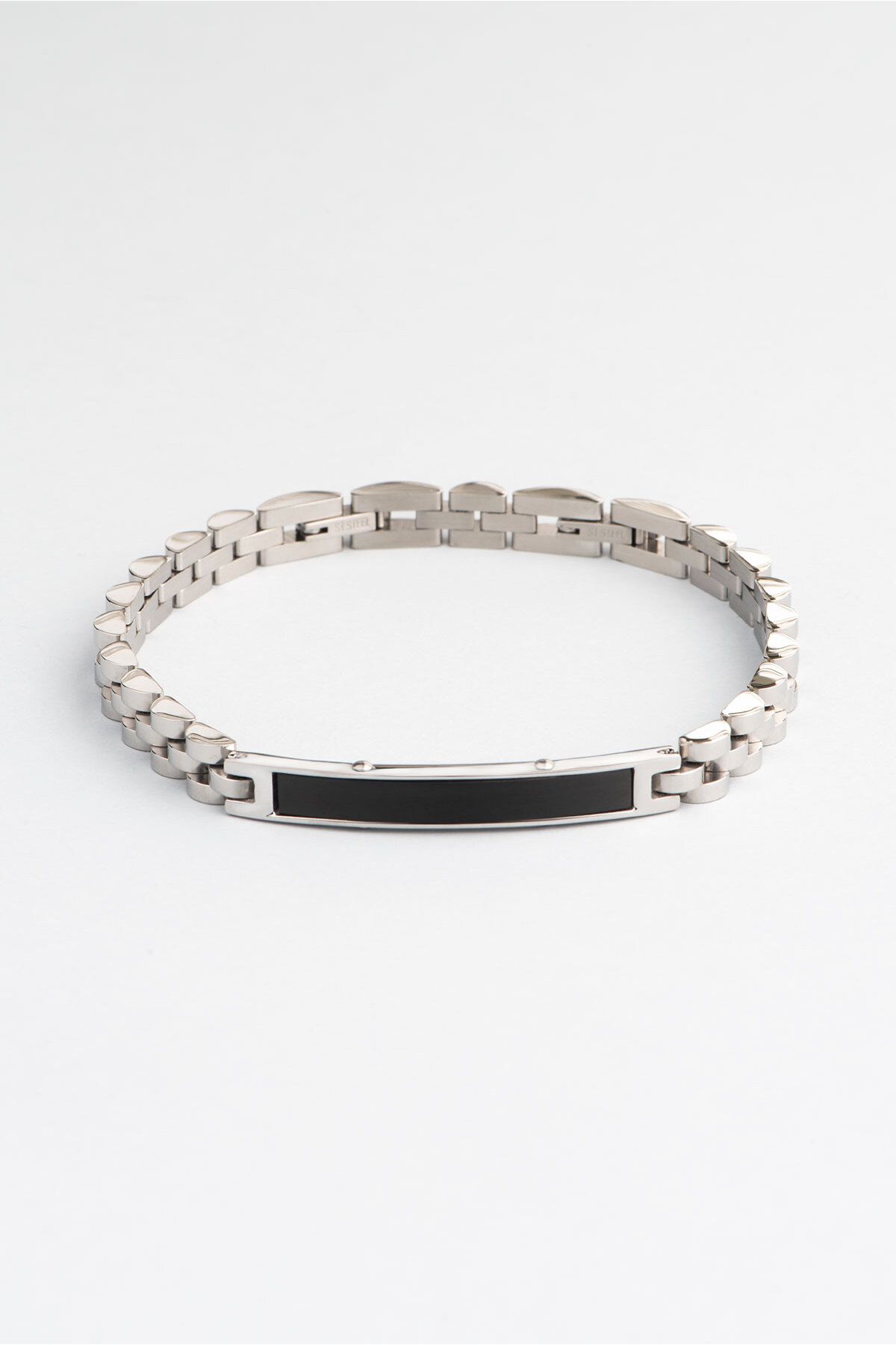 So CHIC... 6 Mm Parlak Çelik Erkek Bileklik