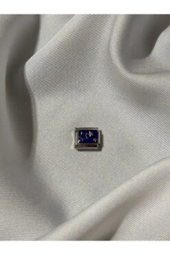 OCTW Paslanmaz Çelik Mavi Yıldızlı Italyan Charm