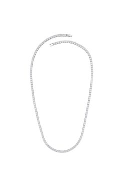 Merano Design 2,5 mm Rhodium Su Yolu Kolye