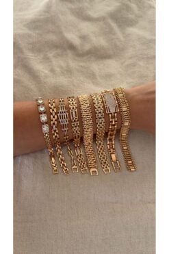 Opia JEWELRY - Kuyumcu Model Çelik Ezme Zincir Bileklik (19,5CM)