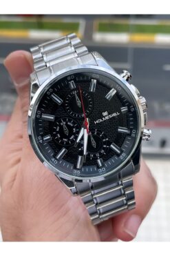 holmes hill HOLMES HİLL Metal Kordonlu Erkek Saati