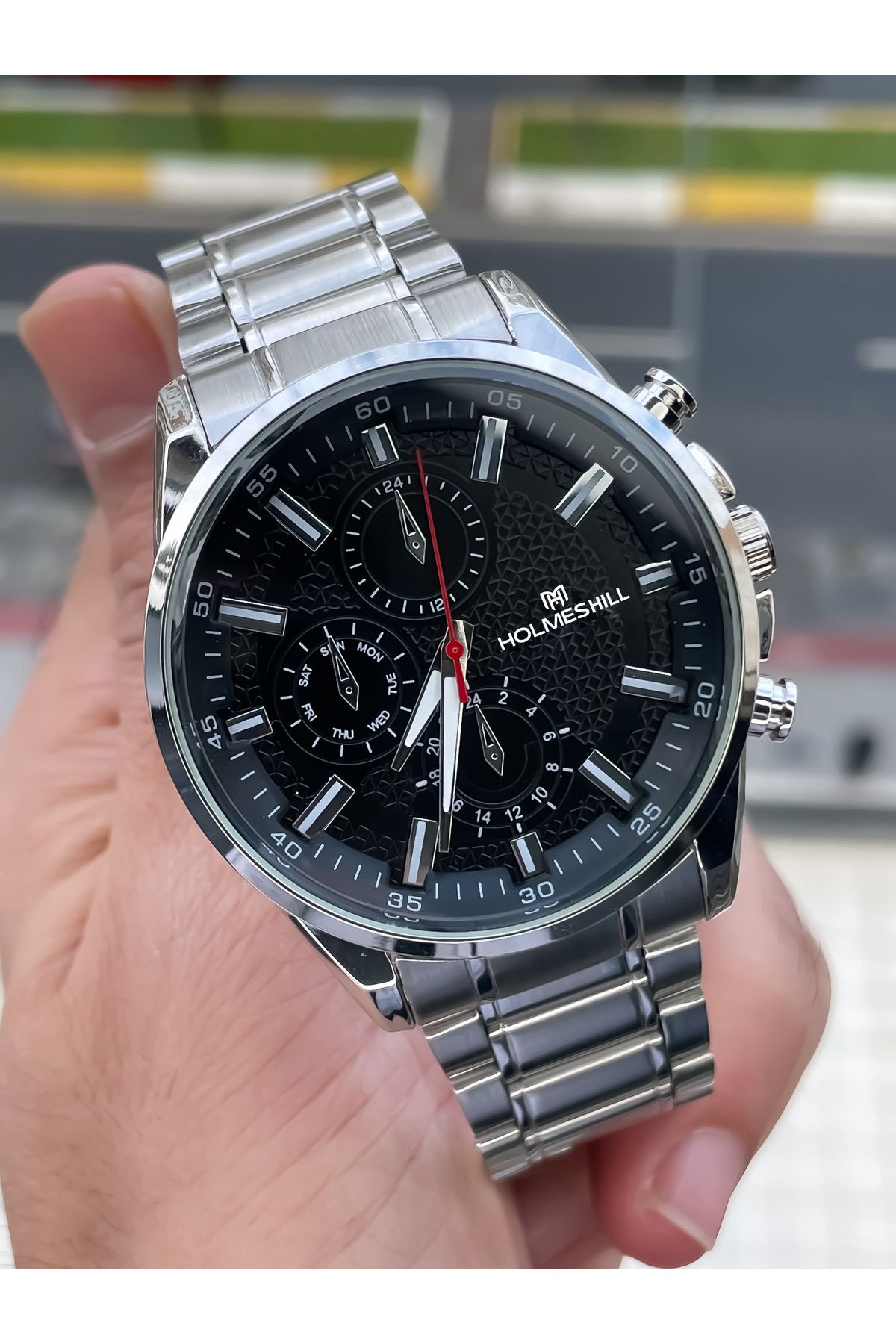 holmes hill HOLMES HİLL Metal Kordonlu Erkek Saati