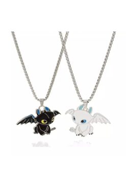 İYİ MODA Ejderhanı Nasıl Eğitirsin How To Train Your Dragon Gecenin Öfkesi Işığın Öfkesi Kolye