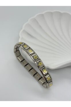 ilvesa shop Yıldızlı İtalyan Charm Bileklik
