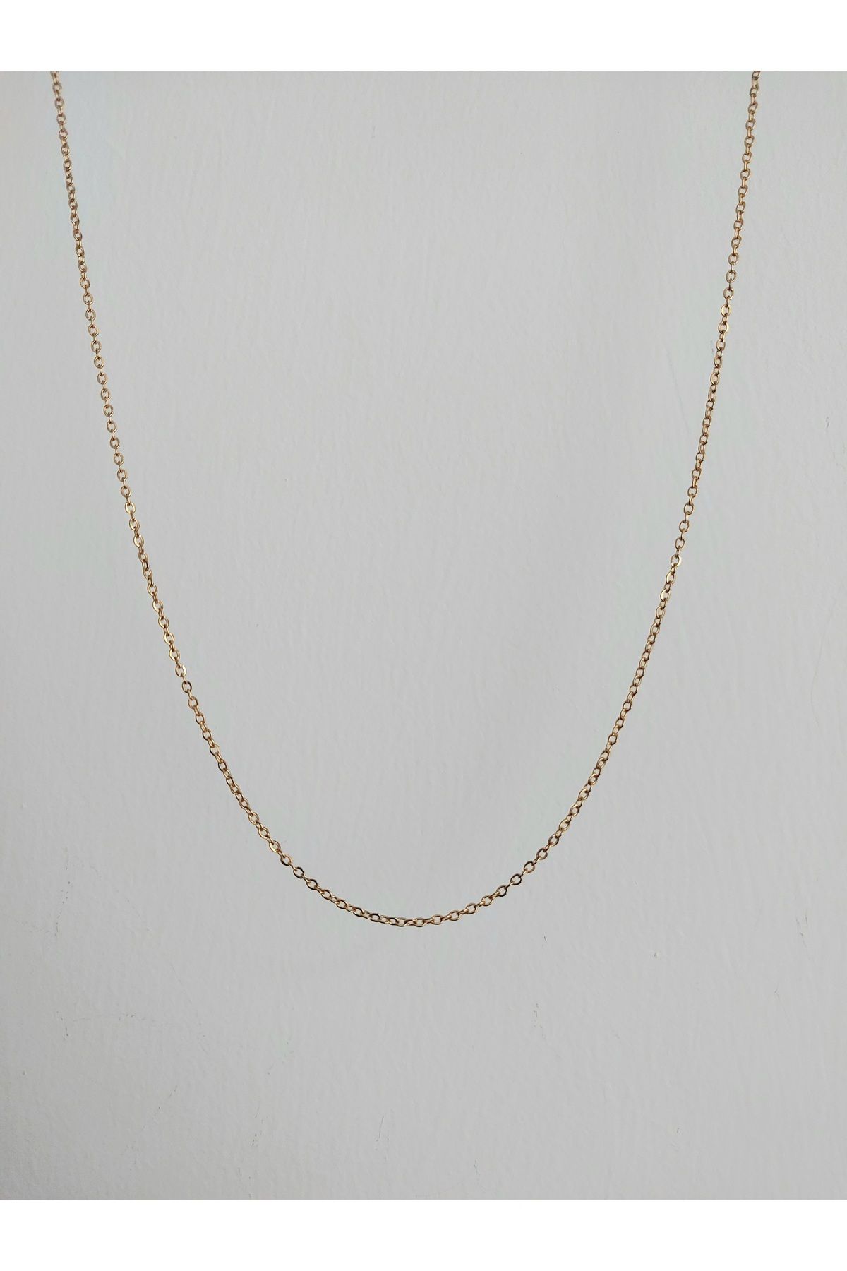 Alexis Carrel Çelik İnce Halkalı Zincir Kolye, Klasik Kolye Zinciri, Hayalet Zincir - Görsel 2