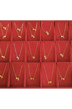 Meyra Accessories Çelik Harfli Kalpli Kolye Kararmaz Paslanmaz Renk Atmaz Kaliteli Gümüş Ve Gold Renk Seçenekli