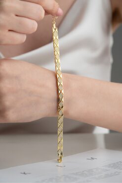 Silvano Jewelry 925 Ayar Gümüş Trend Model Bileklik