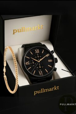 pullmarkt Bileklik + Saati Seti